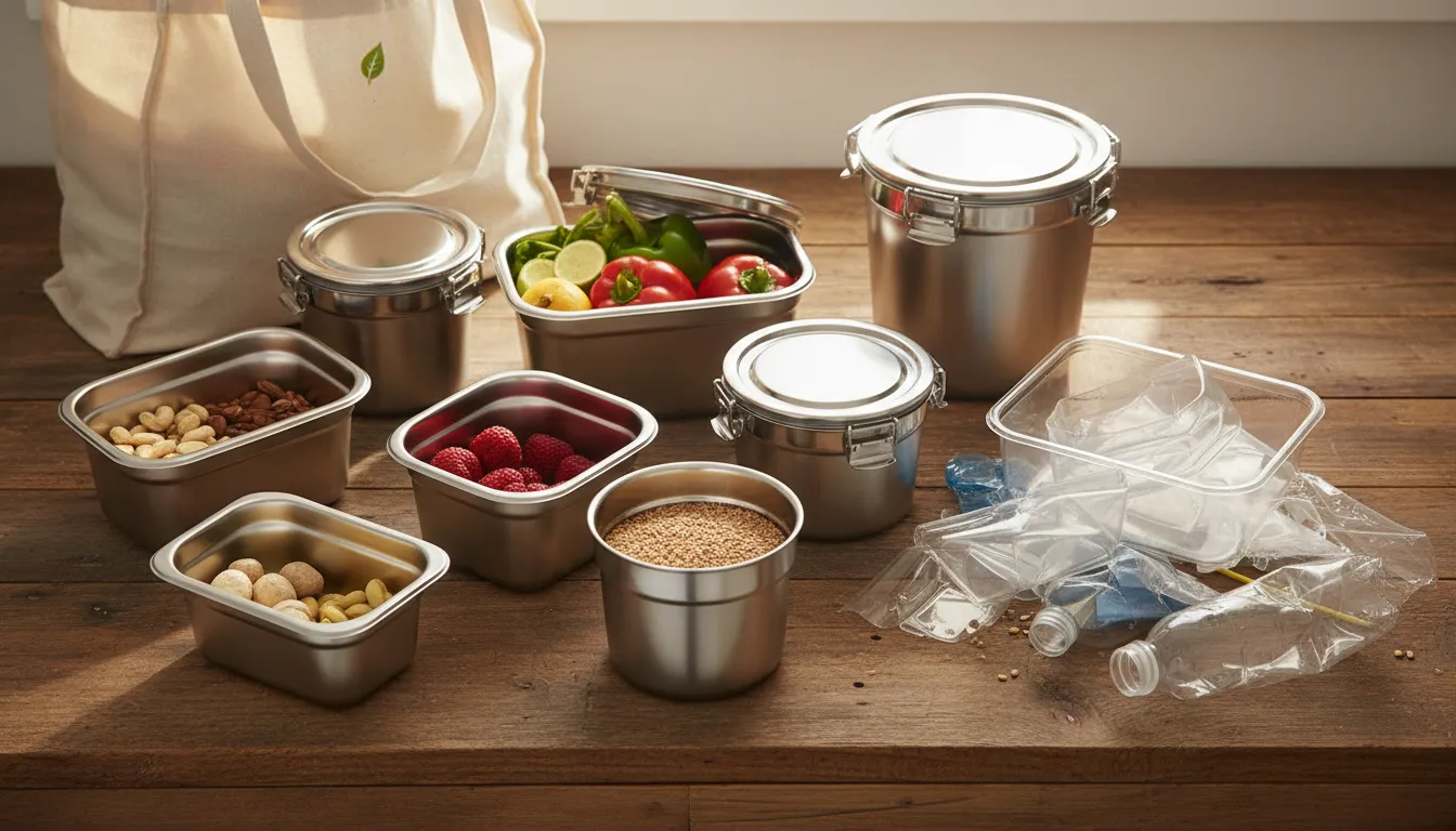 환경 호르몬 걱정 없이 안전하게 사용할 수 있는 스테인리스 밀폐용기 고르는 법과 주방 플라스틱 퇴출기